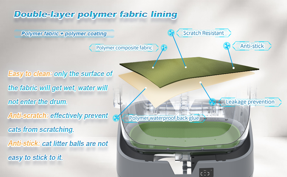 self clean litter box