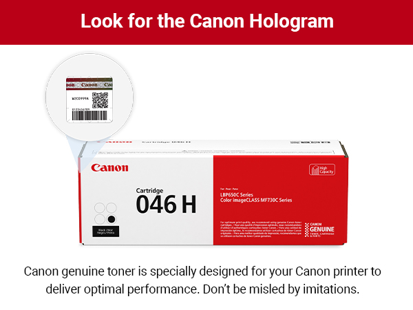 Amazon.com: Canon Genuine 046 Black Toner Cartridge High