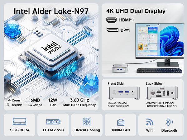 ま*き様 Mini PC Essenx E2 シルバー 8GB RAM 256G ま*き様 Mini PC Essenx E2 シルバー 8GB RAM 256G Amazon.com