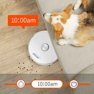 ULTENIC T10 - Robot Vacuum Cleaner With Mop - Self-empty Base - 3000Pa - Laser Navigation - Wi-Fi Connected/App Control 16 Robot Vacuum time schedule