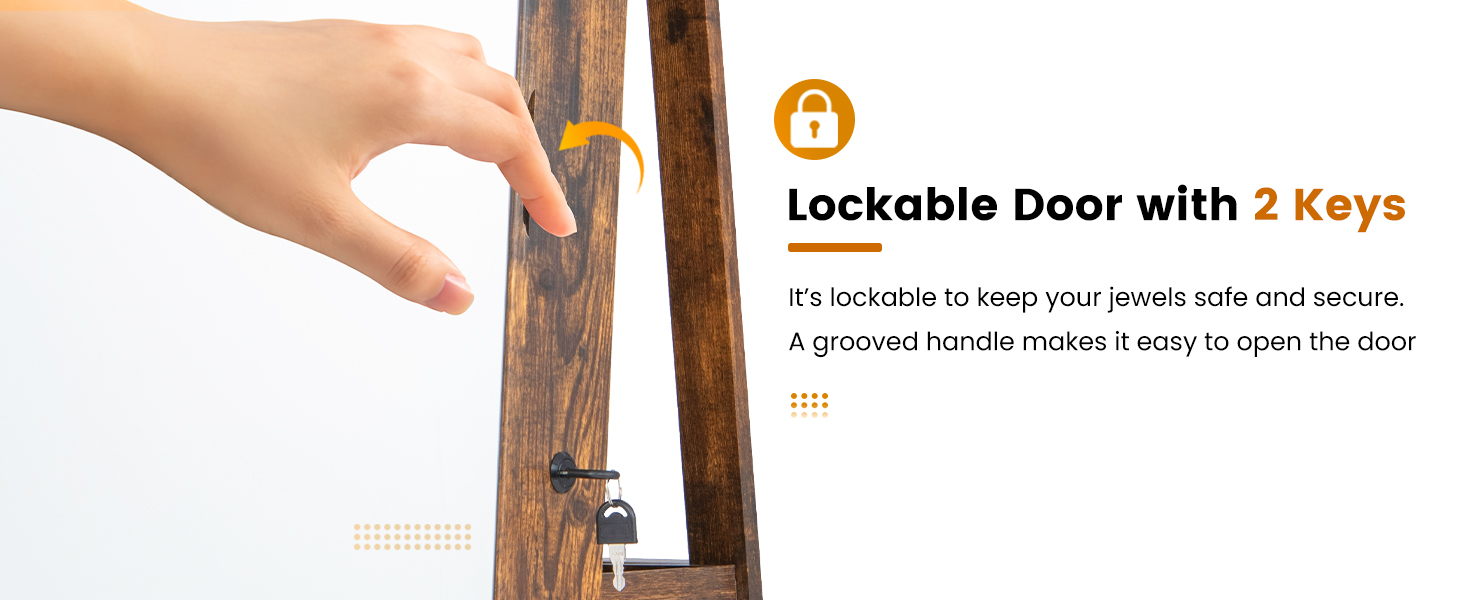 lockable bedroom armoire