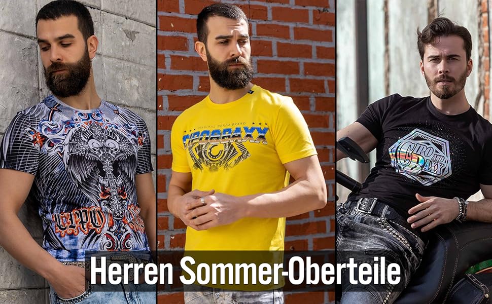 Cipo & Baxx Herren Prägedruck Print T-Shirt Kurzarm Trendig Design für Jünglinge CT737 D8cfdae5 92ed 4426 Bfe1 A9f262b68a76. CR0,0,1500,928 PT0 SX970 V1