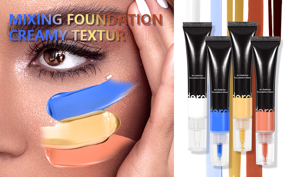 mixing foundation makeup