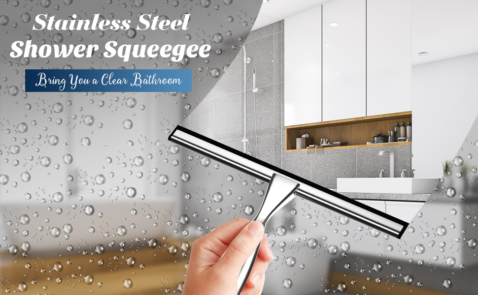 Shower Squeegees for Glass Doors, Shower Squeegees with Shower Door