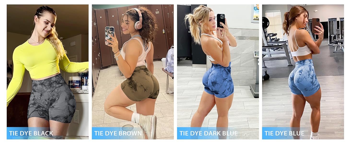 Yiifit Damen Scrunch Butt Shorts