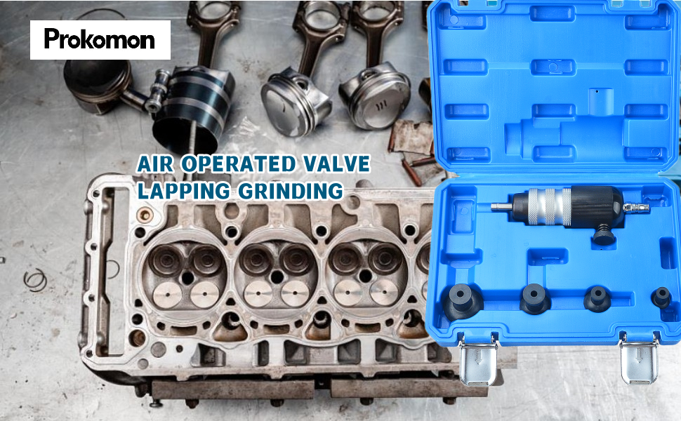 Prokomon Air Operated Valve Lapping Grinding Tool Spin