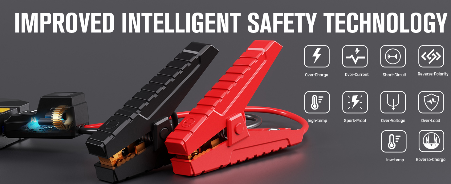 Safe jump starter