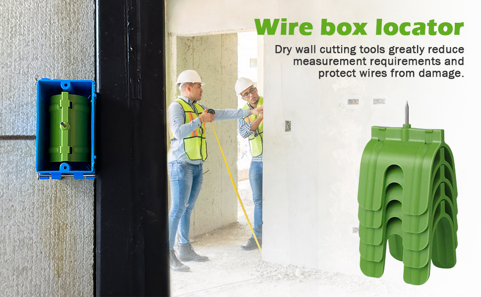 6 Pack Drywall Outlet Marker, No Measuring Needed Marking Tool