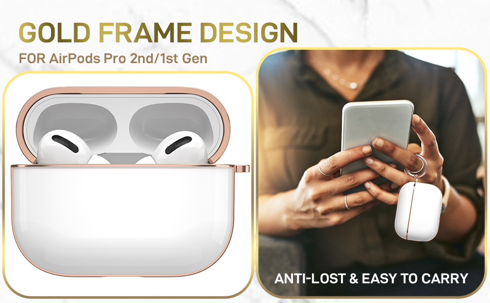 Maxjoy for Airpods Pro 2nd Generation/1st Generation Case