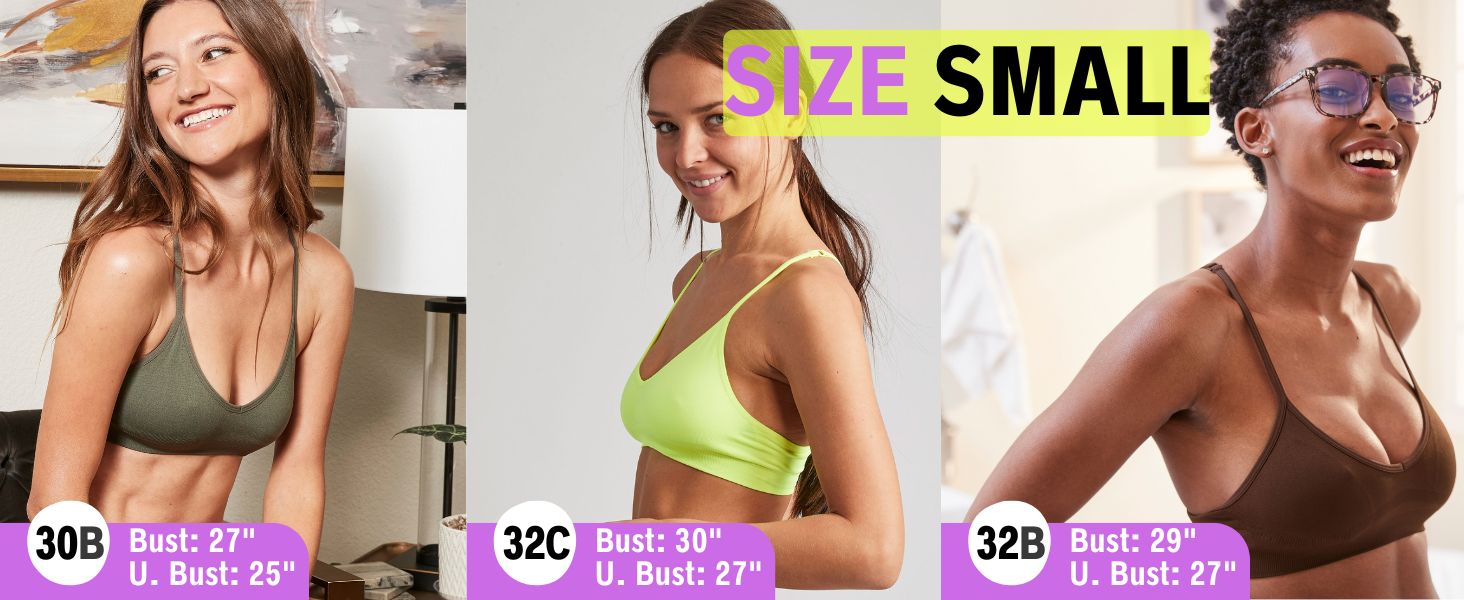 razorback bralette size small petite ibtc kalon