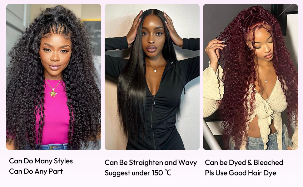 13x6 HD Lace Front Wigs Human Hair Pre Plucked Can Design Any Hairstyle