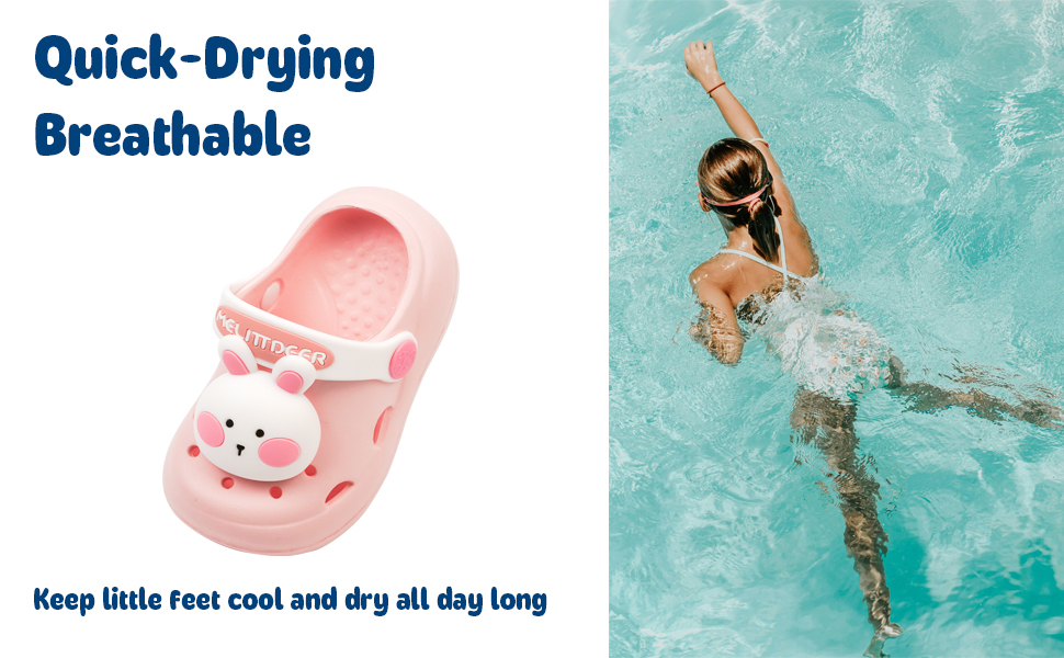 TYUVEX Kids Clogs Boys Girls Garden Shoes Toddler Children Slippers Slippers Beach Pool Shoes Slip On Summer Sandals 14 GIRLS CLOGS