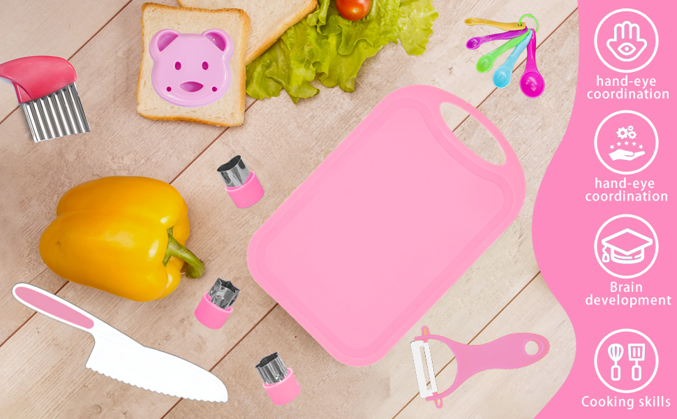toddler cutting board and knife set
