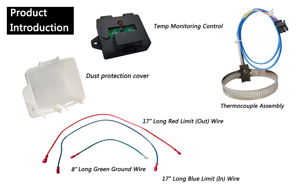 Bydorunce 637360 Temp Monitor Control Kit for 2118 and 1210