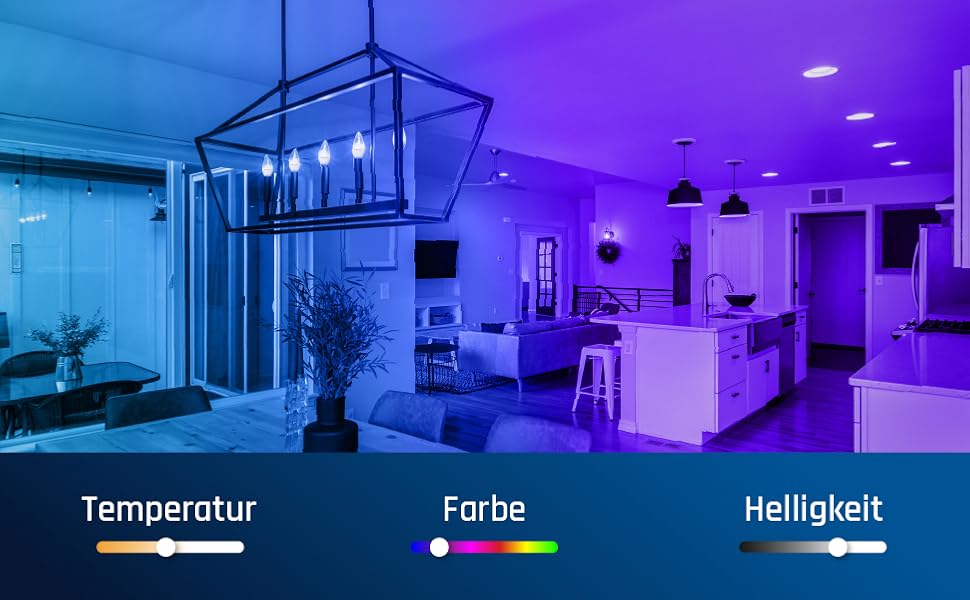 Smart LED E14 Kerze Wlan Alexa Google Home Siri