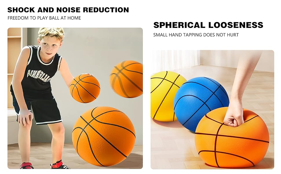 Singtoow Silent Basketball,Quiet Basketball Dribbling Indoor,Indoor Basketball No