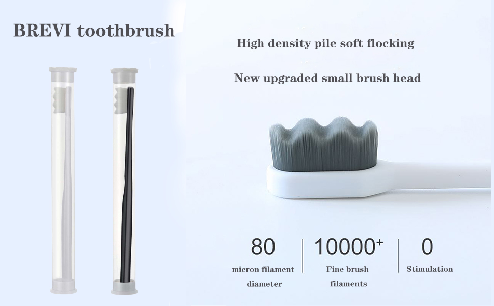 BREVI toothbrush, BREVI NordicInspired Premium Nano