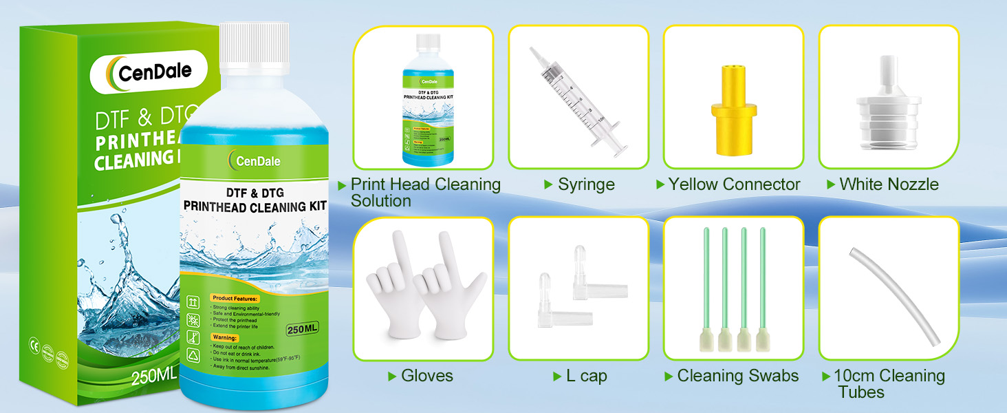 dtf cleaner package