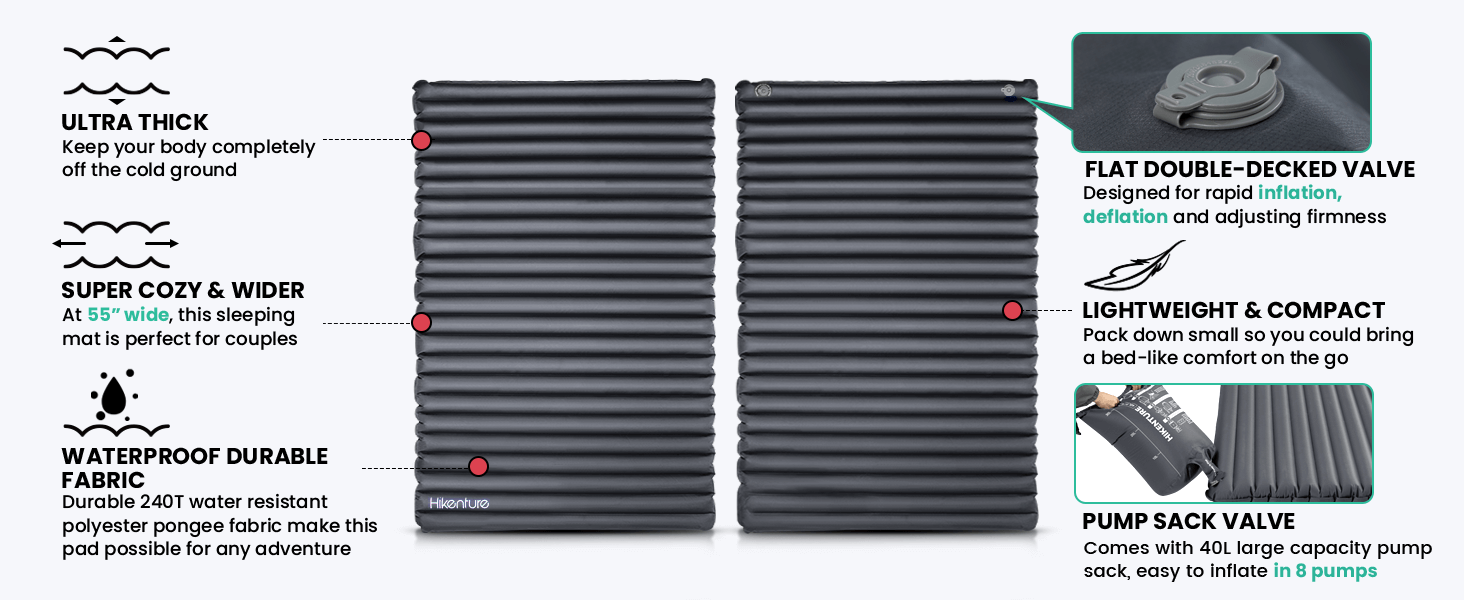 sleeping mat 2 person