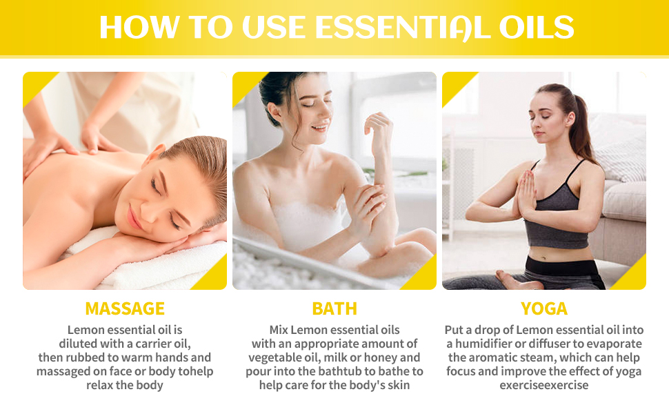 essential lemon oils