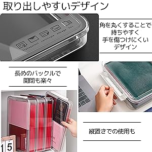 Amazon.co.jp: East Leaf 書類収納ボックス 書類 保管ボックス