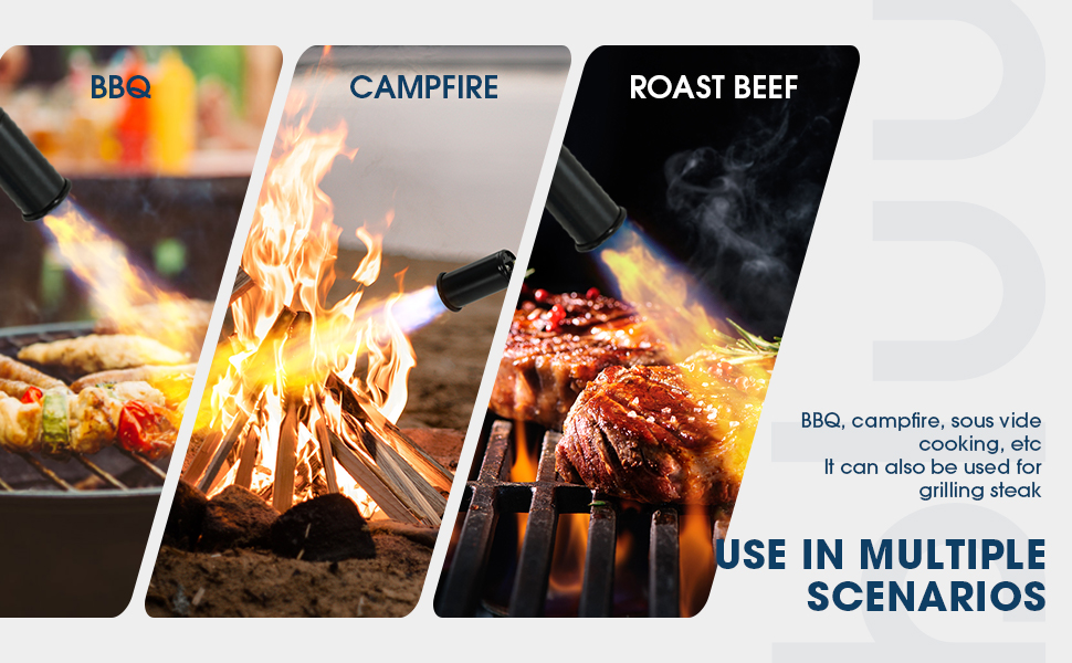 BLUU Cooking Propane Torch Culinary Blow torch Sous Vide