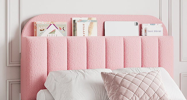 twin bed with headboard