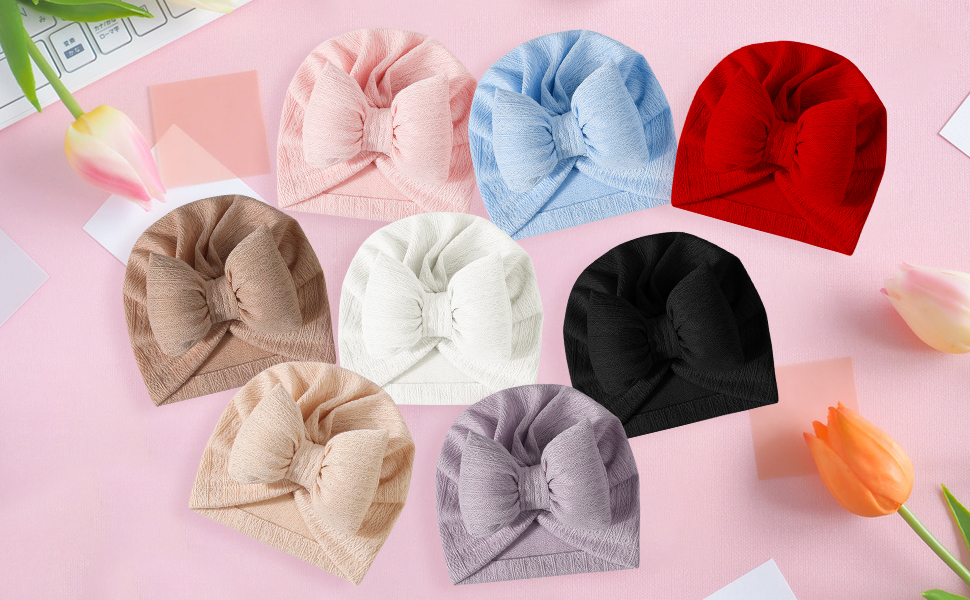 Baby Girls Hat Knitted Socks Set