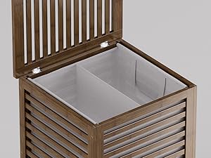 2 SECTIONS LAUNDRY HAMPER