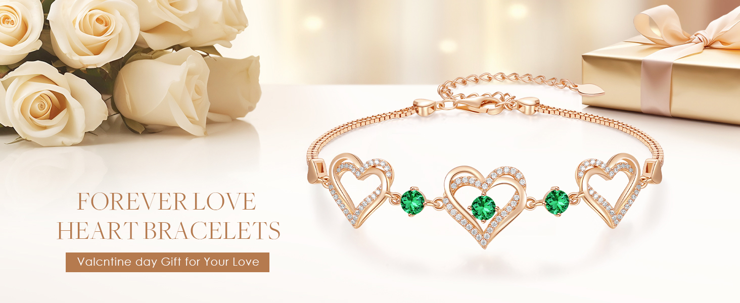 heart bracelet for women