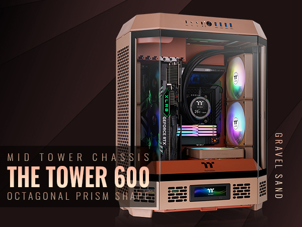 PCケース(自作PC用) Thermaltake The Tower 600  Edition The Tower 600 Snow Mid Tower Chassis – Thermaltake USA