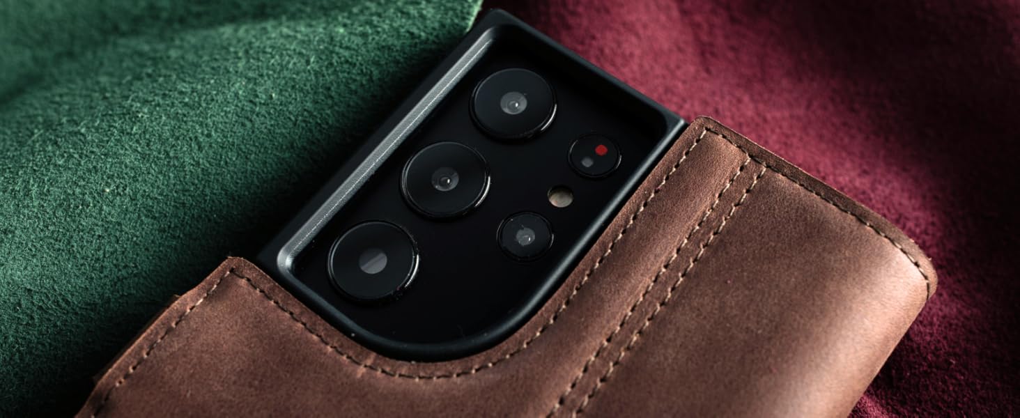 Snakehive Samsung Galaxy S23 Ultra Leather Case Genuine