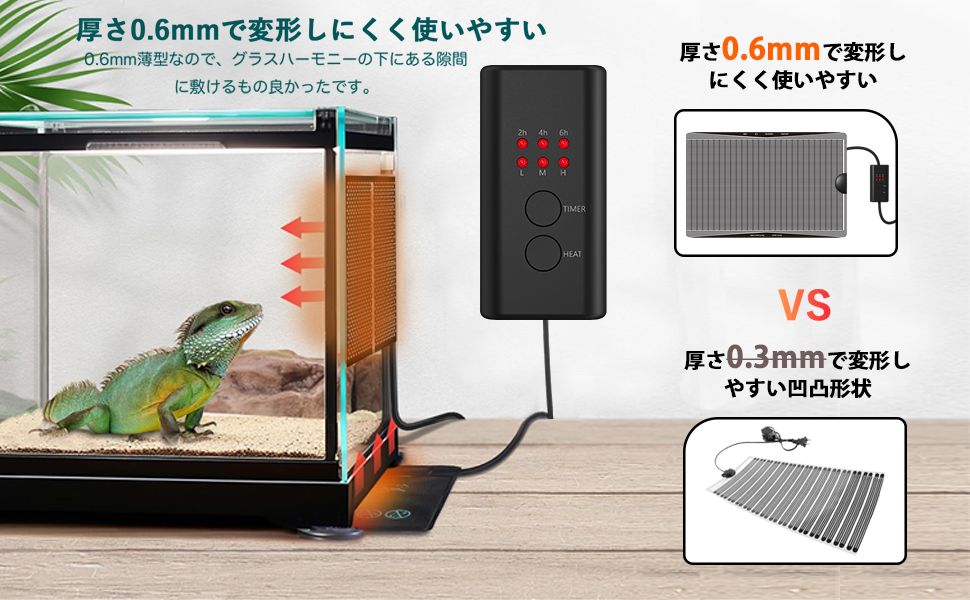 爬虫類　ヒーター　セット 爬虫類ヒーターセット
