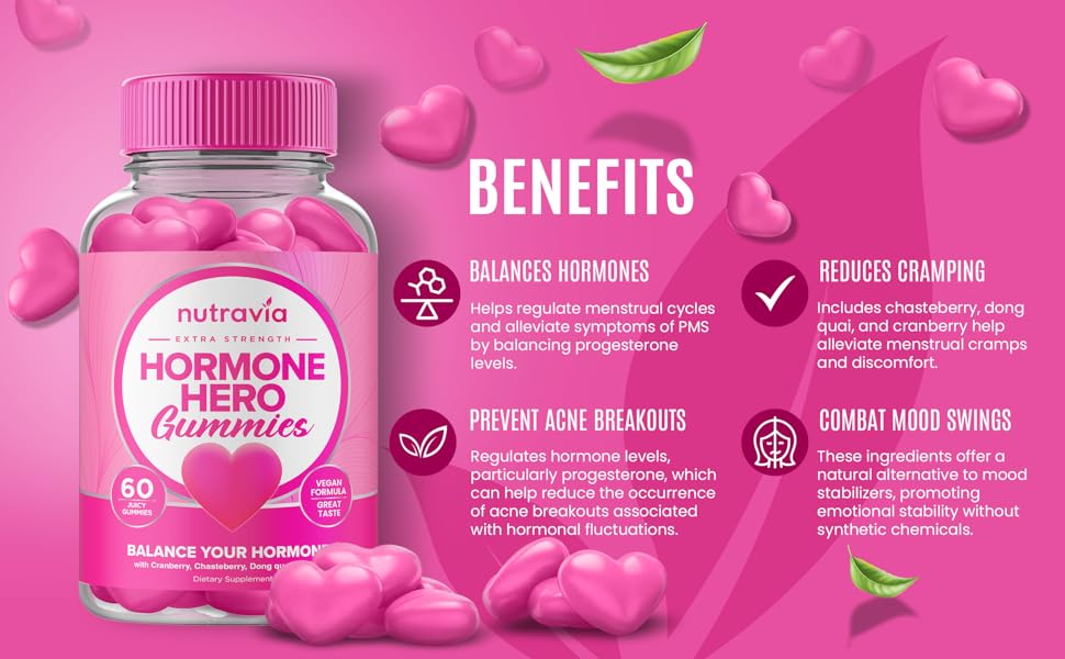 Hormone Balance For Women + PMS Support PCOS Vitamin