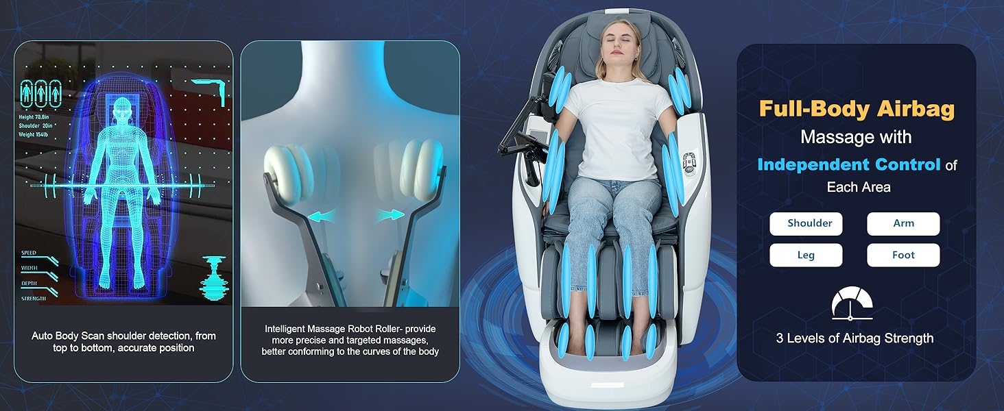 auto body scan massage chair full body