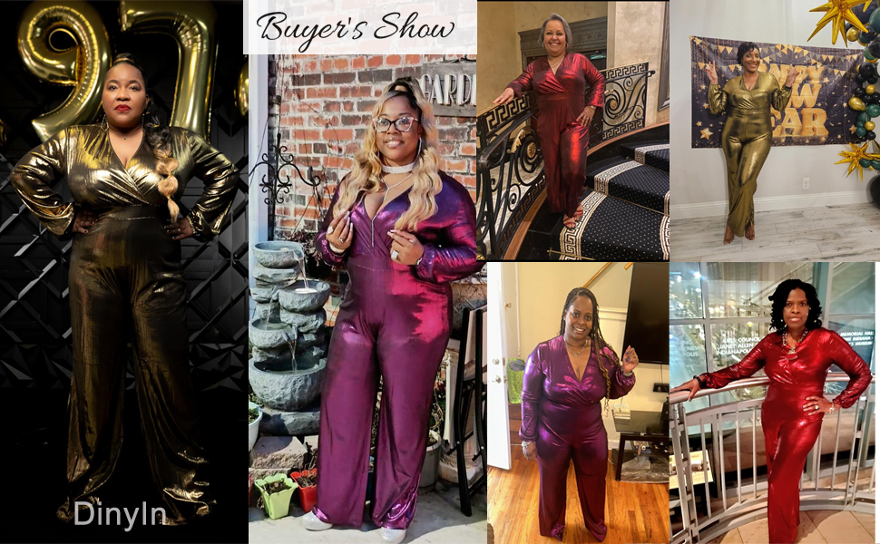 Sparkly Jumpsuits for Women Dressy Vacation Outfits 