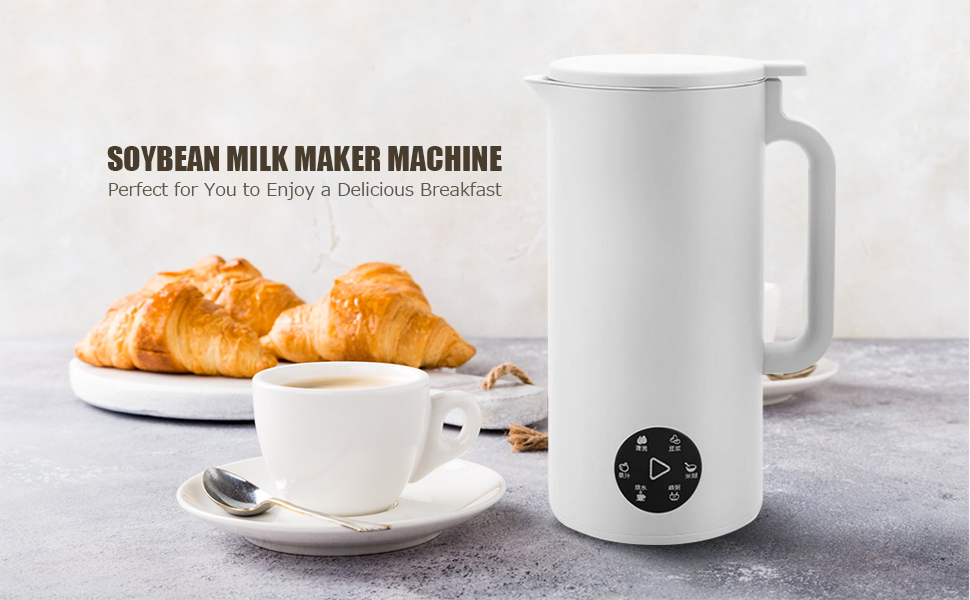 Irishom Soymilk Maker for One Person, 350mL Juicer Soy Milk Machine
