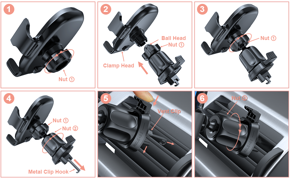 Miracase [Upgraded2nd Generation] Universal Phone Holder