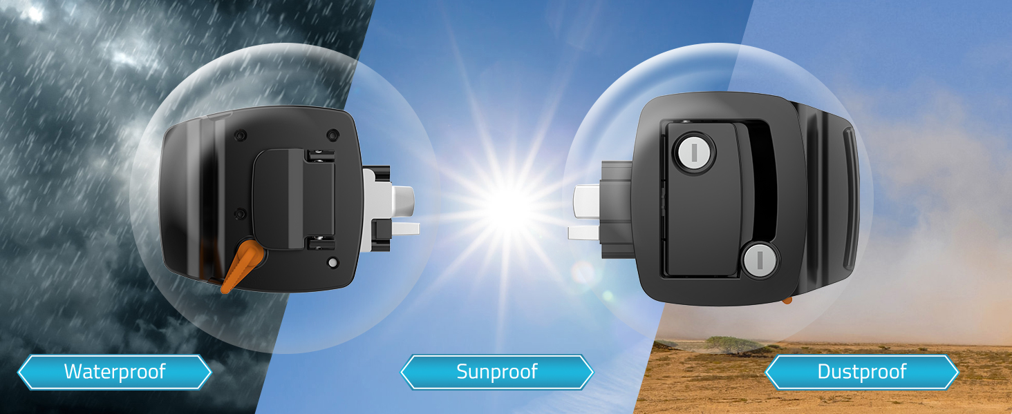 ip67 waterproof camper door lock