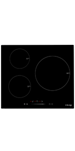 Plaque De Cuisson Encastrée à Induction 7000 W Avec 4 Foyers, Plaque De Cuisson Flexinduction Pour Barbecue, Gasland Chef IH604BF 15 150 x 300