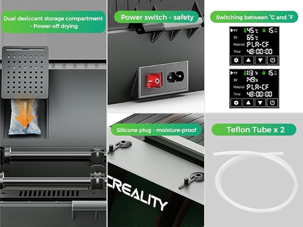 Amazon.com: Official Creality Space Pi Filament Dryer Plus Amazon.com: Official Creality Space Pi Filament Dryer Plus