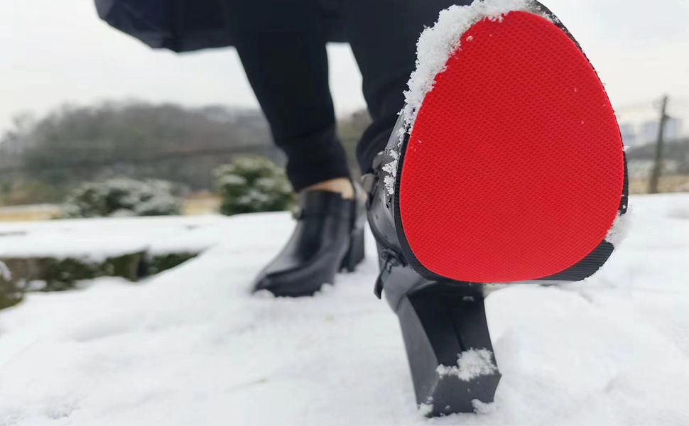 BHXANZOU Non Slip Shoe Pads for Bottom of Shoes,Red Bottoms