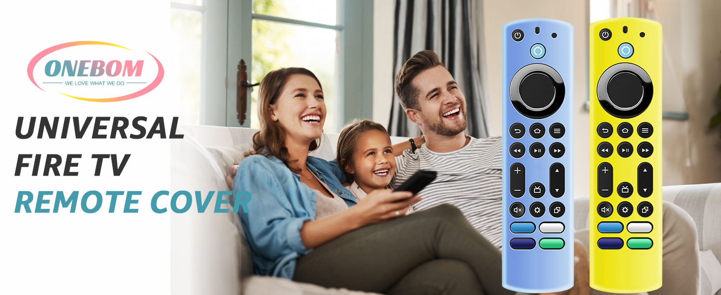 OneBom (2Pcs) Silicone Remote Cover Glow in The Dark for