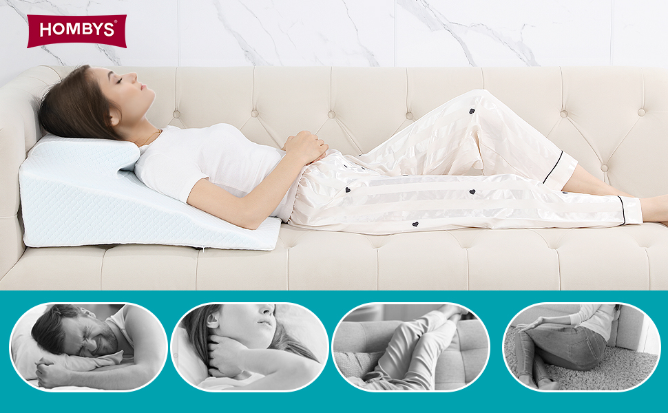 HOMBYS Adjustable Bed Wedge Pillow for Pressure Relief and Snoring D91796af C25e 4de5 A38c 34dbb5cef598. CR0,0,970,600 PT0 SX970 V1