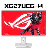ASUS ROG Strix 27” 4K HDR USB-C Gaming Monitor (XG27UCG-W) – White, UHD (3840x2160) Dual Mode (4K...