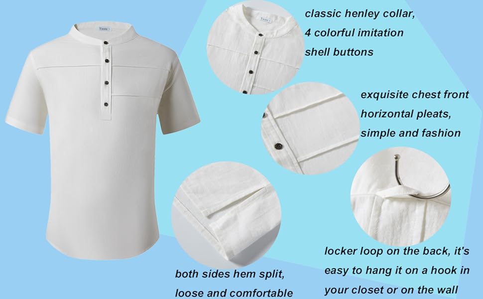 Mens Oversized Summer Beach Plain Shirts 