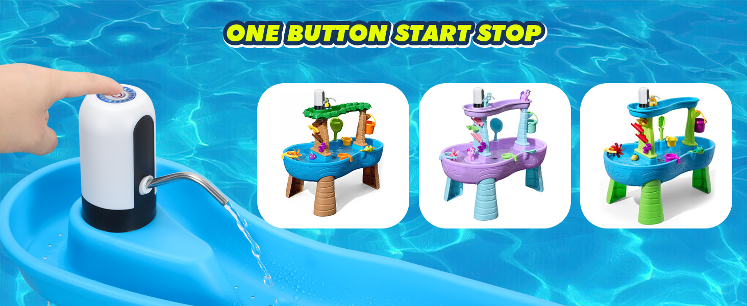 Water Table Pump,Kids Water Pump for Water Table,Water Table Accessories Small Cordless Water