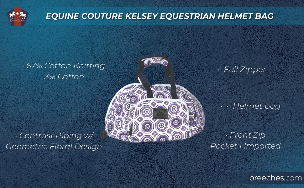 Equine Couture Kelsey Equestrian Helmet Bag