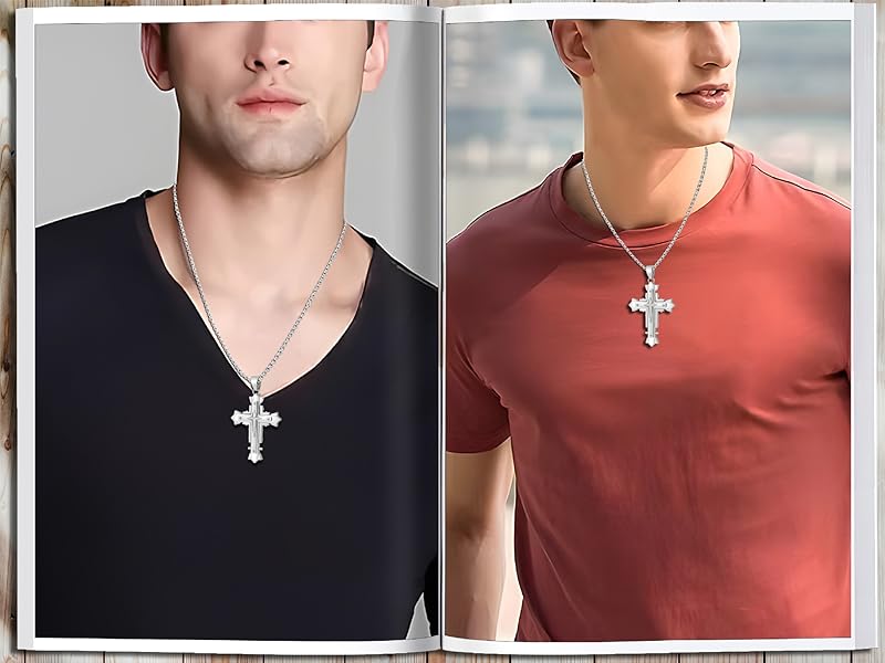cross necklace for men