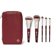 BK BEAUTY Travel Brush Set with Pouch 5-Piece Vegan, Cruelty-Free Brushes for Face & Eyes | Light...